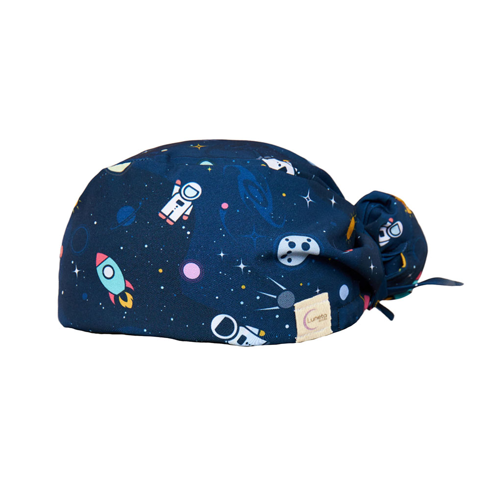 Gorro Quirúrgico - Estampado Espacial - Scrub - Luneta Scrubs