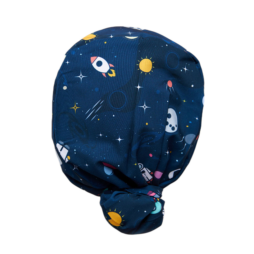 Gorro Quirúrgico - Estampado Espacial - Scrub - Luneta Scrubs