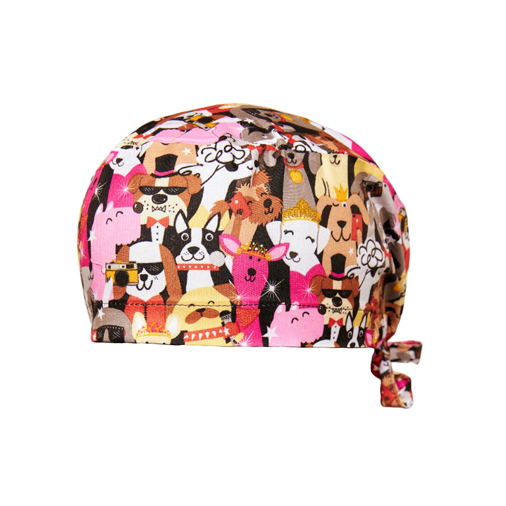 Gorro Quirúrgico - Estampado Perritos - Scrub | Luneta Scrubs
