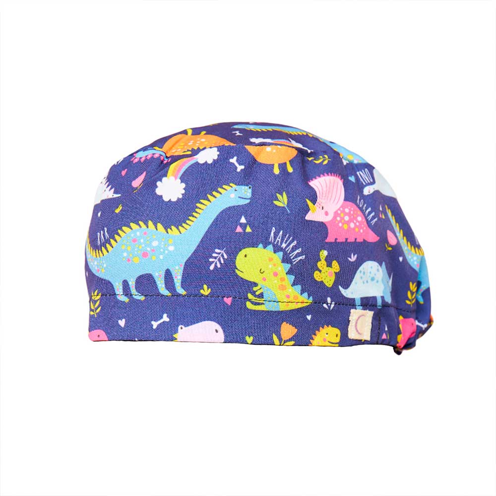 Gorro Quirúrgico - Estampado Dinosaurio - Scrub | Luneta Scrubs