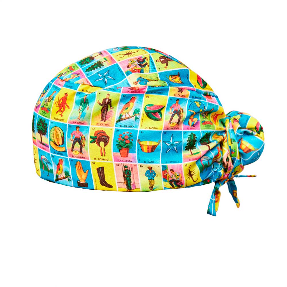 Gorro Quirúrgico - Estampado Loteria - Scrub | Luneta Scrubs