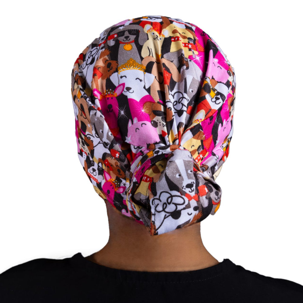 Gorro Quirúrgico - Estampado Perritos - Scrub | Luneta Scrubs