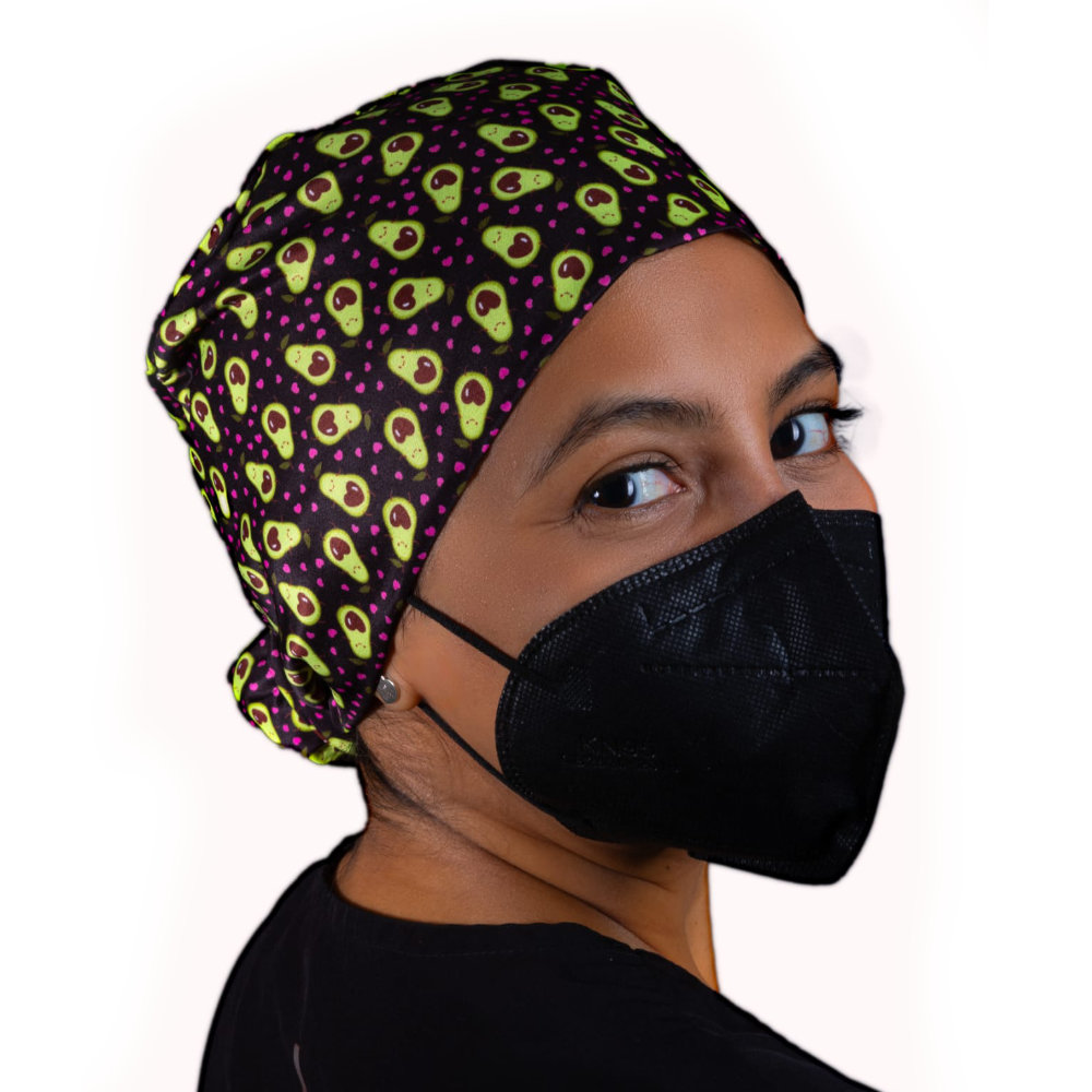 Gorro Quirúrgico - Estampado Aguacates - Scrub | Luneta Scrubs