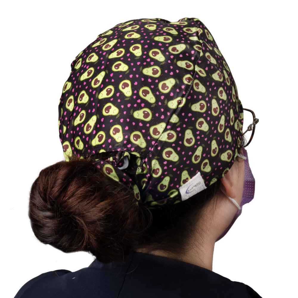 Gorro Quirúrgico - Estampado Aguacates - Scrub | Luneta Scrubs