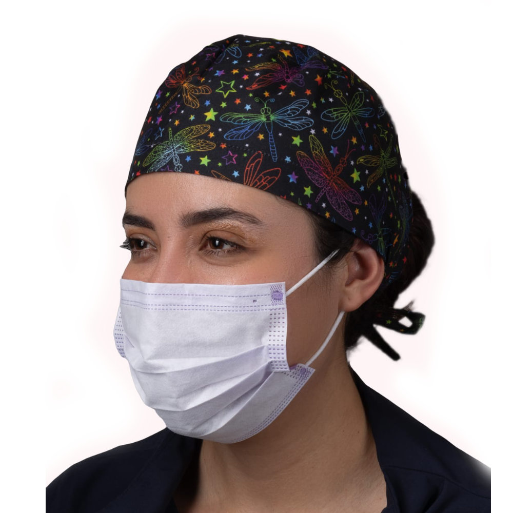 Gorro Quirúrgico - Estampado Libélula - Scrub | Luneta Scrubs